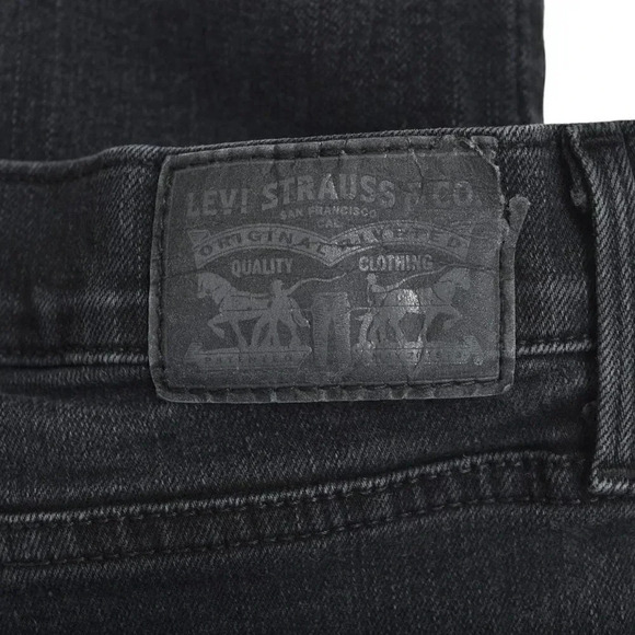 Levi's 311 Shaping Skinny Black Jeans Mid Rise Size 28 - Picture 14 of 14